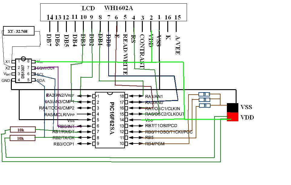 Подключение экрана usb. LCD wh1602a pinout. Термометр на ардуино ds18b20 и дисплея 1602. Pcf8583 счетчик импульсов. LCD 1602 схема подключения.